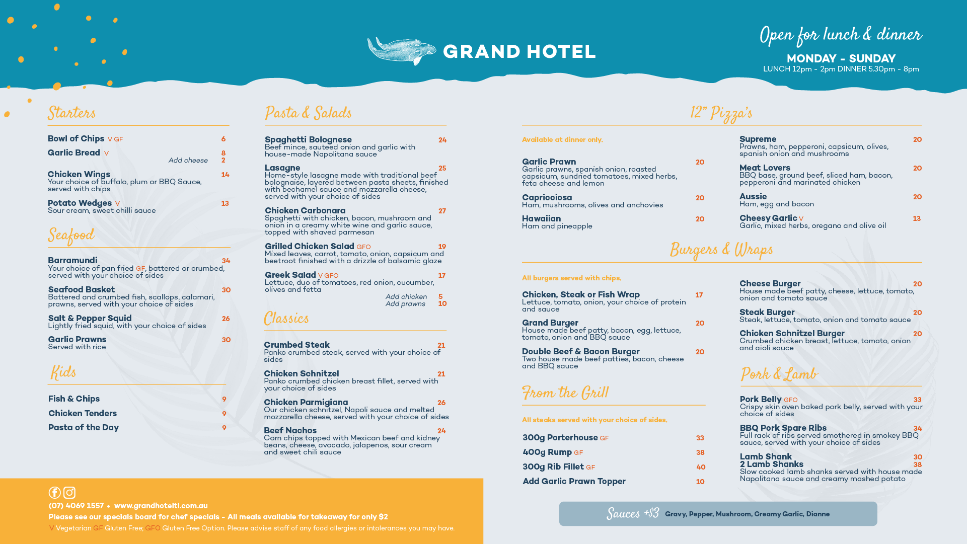 Food & Drinks Grand Hotel Thursday Island