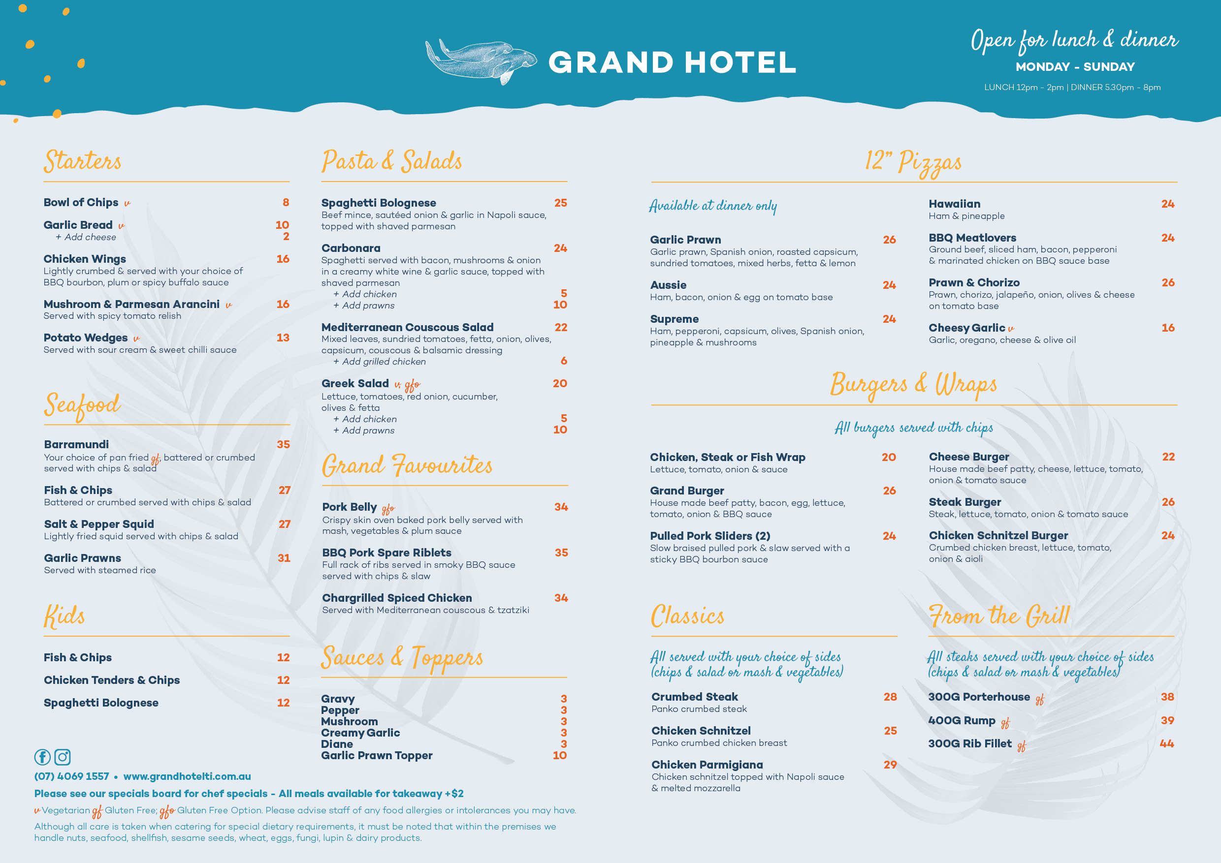Food & Drinks Grand Hotel Thursday Island
